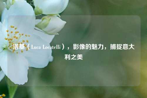 洛基（Luca Locatelli），影像的魅力，捕捉意大利之美